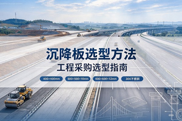 巧家沉降板选择方法