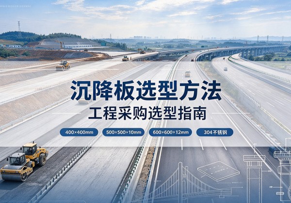 巧家沉降板选择方法