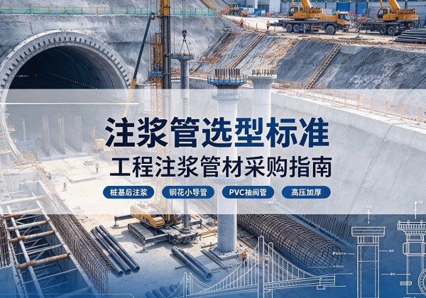 巧家注浆管选型标准